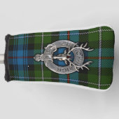 Clan MacKenzie Wappen & Tartan Golf Headcover (Vorderseite)