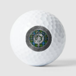Clan MacKenzie Wappen & Tartan Knot Golfball