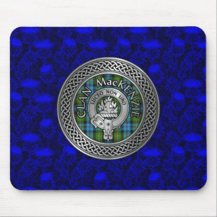 Clan MacKenzie Wappen & Tartan Knot Mousepad