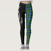 Clan MacKenzie Wappen & Tartan Leggings (Vorderseite)