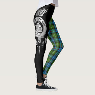 Clan MacKenzie Wappen & Tartan Leggings