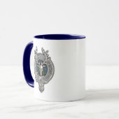 Clan MacKenzie Wappen & Tartan Tasse (Vorderseite Links)