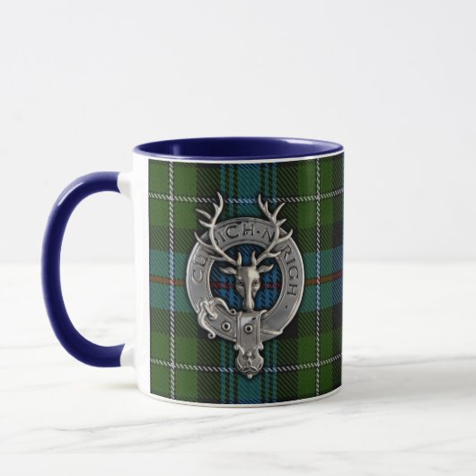 Clan MacKenzie Wappen & Tartan Tasse (Links)
