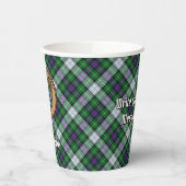 Clan MacKenzie Wappen über Dress Tartan Paper Cups Pappbecher (Links)