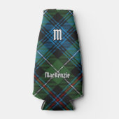 Clan MacKenzie Wappen über Tartan Flaschenkühler (Vorderseite)
