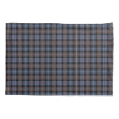 Clan Mackenzie Weathered Tartan Blue und Brown Kissenbezug (Rückseite)