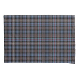 Clan Mackenzie Weathered Tartan Blue und Brown Kissenbezug