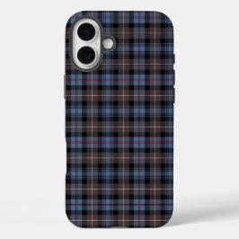 Clan Mackenzie Weathered Tartan iPhone 16 Plus Hülle