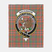 Clan MacKinnon Ancient Tartan Kariert Fleecedecke (Vorderseite)