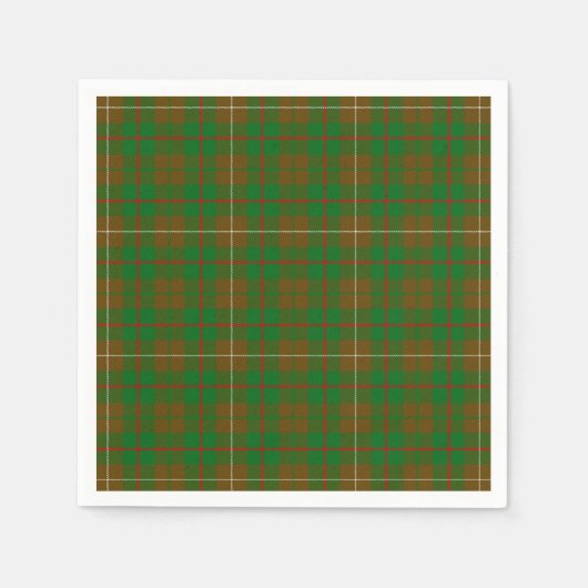 Clan MacKinnon Hunting Tartan Serviette (Vorderseite)