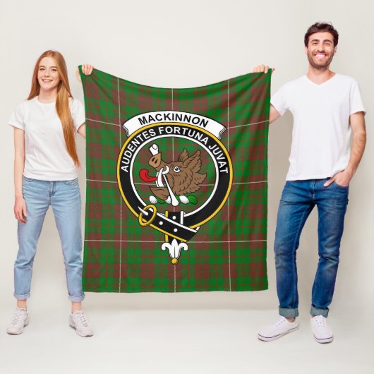 Clan MacKinnon Jagd Modernes Tartan Kariert Fleecedecke (Beispiel)