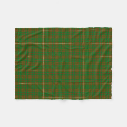 Clan MacKinnon Jagd Tartan Fleecedecke (Vorderseite (Horizontal))