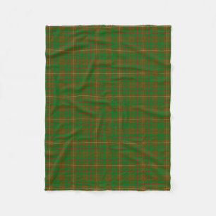 Clan MacKinnon Jagd Tartan Fleecedecke