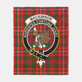 Clan MacKinnon Modern Tartan Kariert Fleecedecke (Vorderseite)
