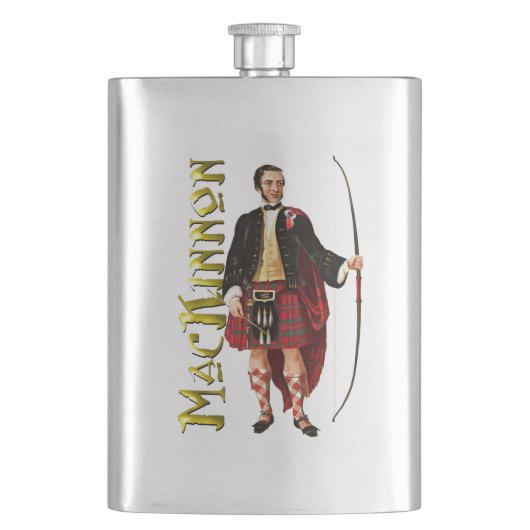 Clan MacKinnon Old Scotland Dream Flachmann (Vorderseite)