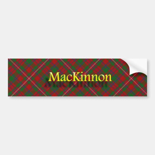 Clan MacKinnon Scottish Autoaufkleber (Vorne)