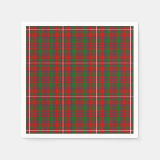 Clan MacKinnon Tartan Serviette (Vorderseite)