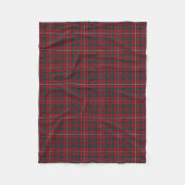 Clan MacKinnon Tartan Vintage schottische Karierte Fleecedecke (Vorderseite)
