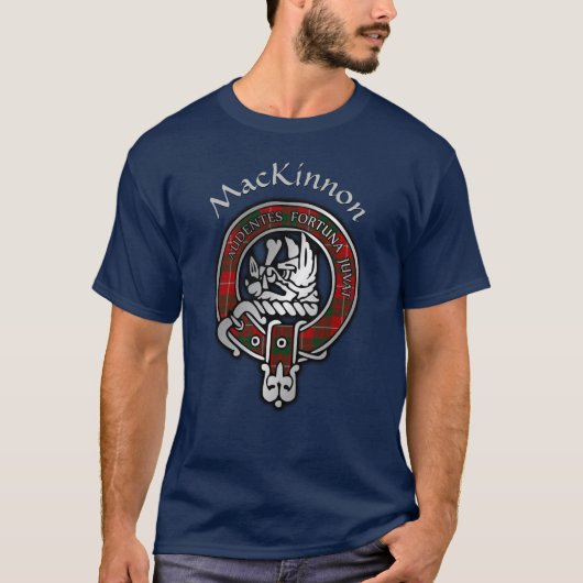 Clan MacKinnon Tartan Wappen T-Shirt (Vorderseite)