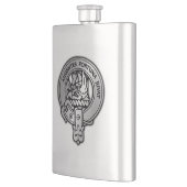 Clan MacKinnon Wappen Flachmann (Links)