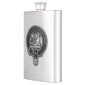 Clan MacKinnon Wappen Flachmann (Links)