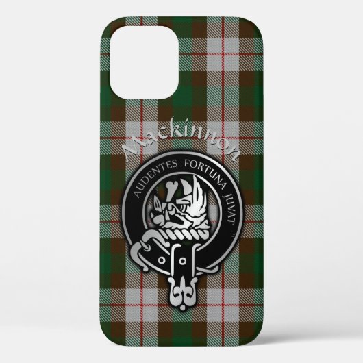 Clan MacKinnon Wappen & Hunting Tartan Case-Mate i iPhone Hülle (Rückseite)