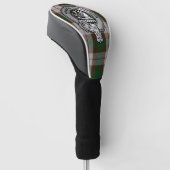 Clan MacKinnon Wappen & Hunting Tartan Golf Headcover (angewinkelt)