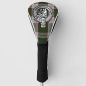 Clan MacKinnon Wappen & Hunting Tartan Golf Headcover (Vorderseite)