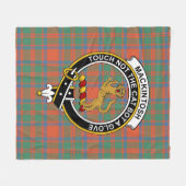 Clan MacKintosh Ancient Tartan Kariert Fleecedecke (Vorderseite (Horizontal))