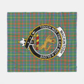 Clan MacKintosh Jagd Ancient Tartan Kariert Fleecedecke (Vorderseite (Horizontal))