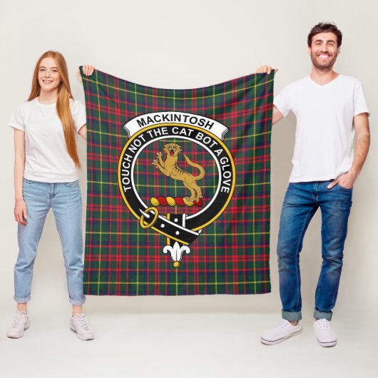 Clan MacKintosh Jagd Modern Tartan Kariert Fleecedecke (Beispiel)