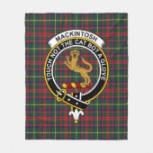 Clan MacKintosh Jagd Modern Tartan Kariert Fleecedecke (Vorderseite)