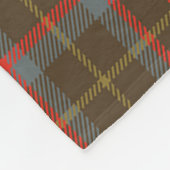 Clan MacKintosh Jagd Weathered Tartan Kariert Fleecedecke (Ecke)