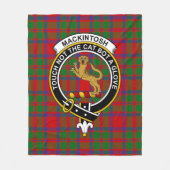 Clan MacKintosh Modern Tartan Kariert Fleecedecke (Vorderseite)