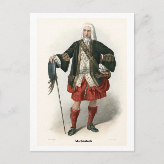 Clan Mackintosh Postkarte (Vorderseite)