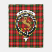 Clan MacKintosh Tartan Kariert Fleecedecke (Vorderseite)