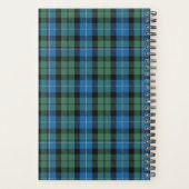 Clan MacKirdy Tartan Kariert Planner Planer (Rückseite)