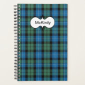 Clan MacKirdy Tartan Kariert Planner Planer (Vorderseite)