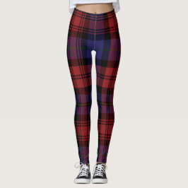 Clan MacLachlan Kariert Tartan Red Lila Karo Leggings