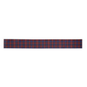 Clan MacLachlan Kariert Tartan Red Lila Karo Satinband (Vorderseite)