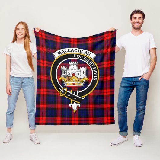 Clan MacLachlan Modern Tartan Kariert Fleecedecke (Beispiel)