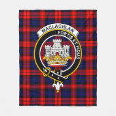 Clan MacLachlan Modern Tartan Kariert Fleecedecke (Vorderseite)