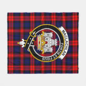 Clan MacLachlan Modern Tartan Kariert Fleecedecke (Vorderseite (Horizontal))