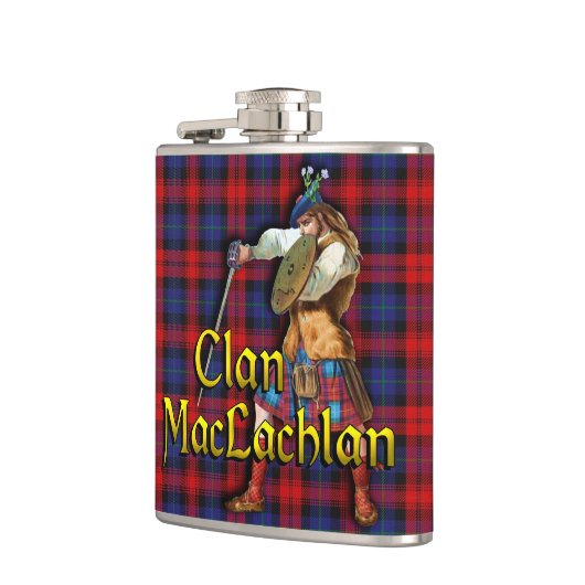 Clan MacLachlan Old Scotland Flachmann (Links)