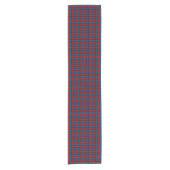 Clan MacLachlan Royal Blue und Red Scottish Tartan Kurzer Tischläufer (Vorderseite)
