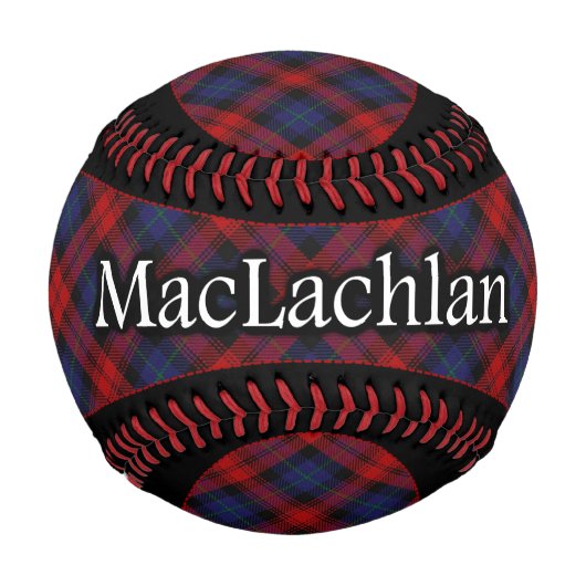 Clan MacLachlan Scottish Tartan Baseball (Vorderseite)