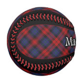 Clan MacLachlan Scottish Tartan Baseball (Vorderseite Links)