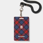 Clan MacLachlan Tartan Ausweis (Vorderseite mit Lanyard)