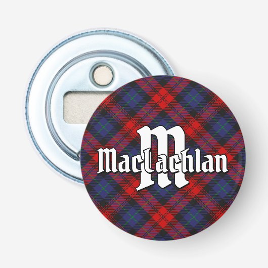 Clan MacLachlan Tartan Bottle Opener Flaschenöffner (Vorderseite)