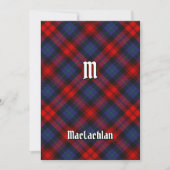 Clan MacLachlan Tartan Einladung (Vorderseite)